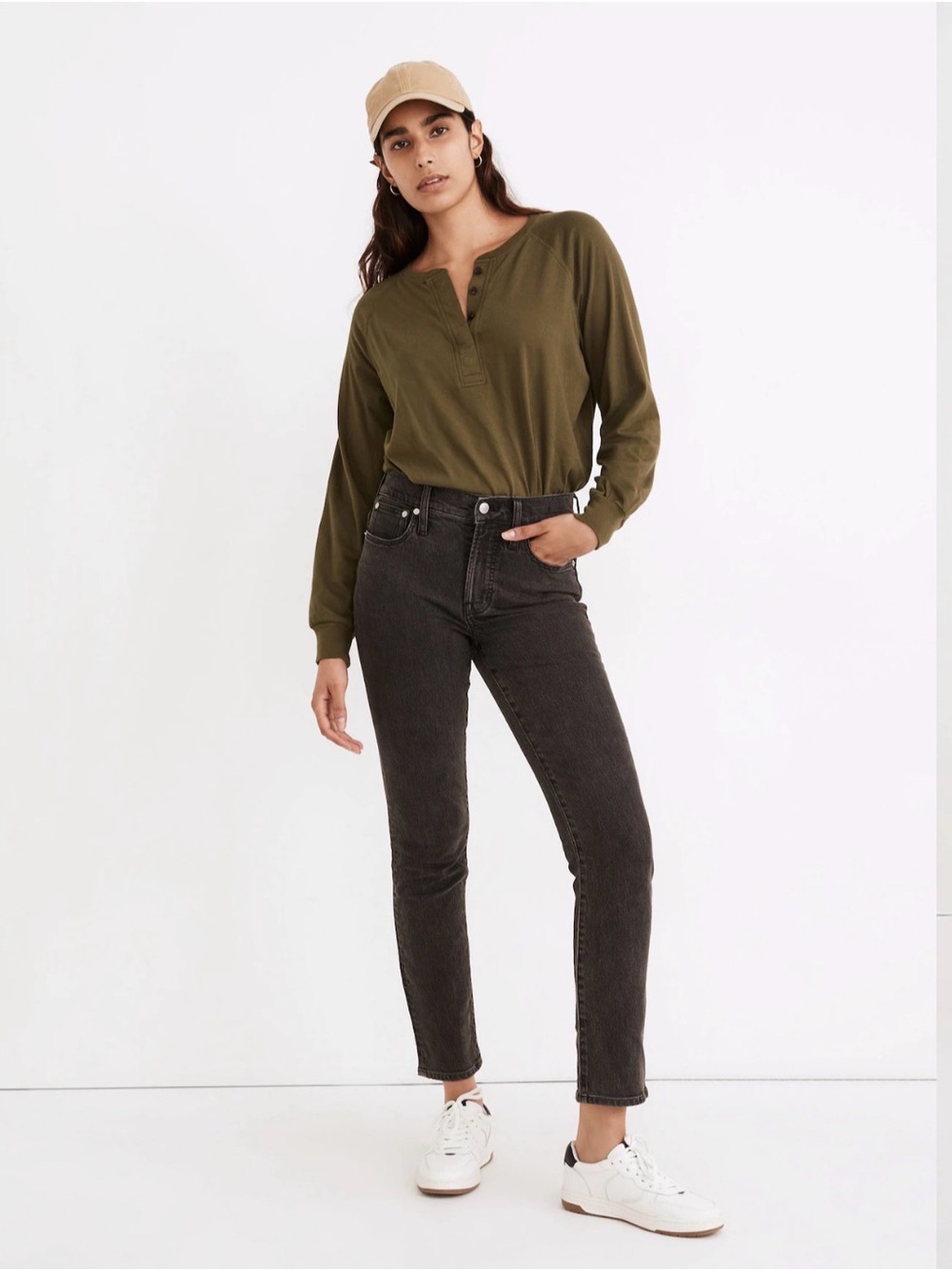 Madewell The Mid-Rise Perfect Vintage Jean in Lunar Wash 27